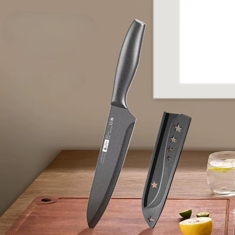 Titanium Plated Kitchen Knife,Professional Chef Knife, Sharp Fruit Knife,Anti-Bacterial Corrosion Resistance,Kitchen Accessories