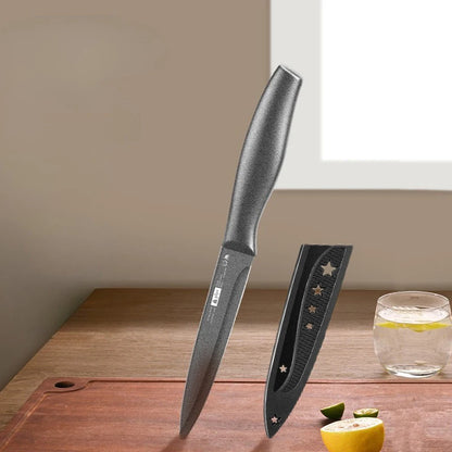 Titanium Plated Kitchen Knife,Professional Chef Knife, Sharp Fruit Knife,Anti-Bacterial Corrosion Resistance,Kitchen Accessories