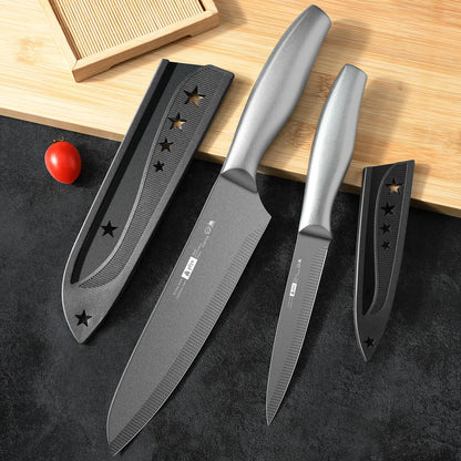 Titanium Plated Kitchen Knife,Professional Chef Knife, Sharp Fruit Knife,Anti-Bacterial Corrosion Resistance,Kitchen Accessories