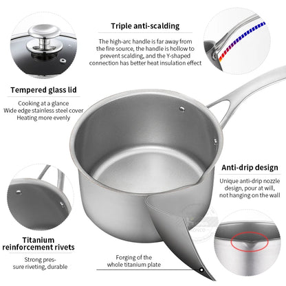 Titanware Pure Titanium Pot